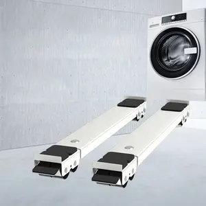 Beweegbare Wasmachine Stand Verstelbare Mobiele Wasmachine Basis Multifunctionele Anti-Slip Huis Meubelen Bewegende Roller