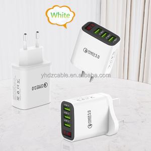 3USB LED Multi Port Fast Charging Head 5V3A QC3.0 Android Mobile Phone Charging Block EU UK USA <b>PLUG</b> - Product Image 1