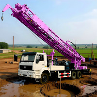 Foreuse multifonctionnelle pour puits d'eau potable, machine de forage de puits montée sur camion