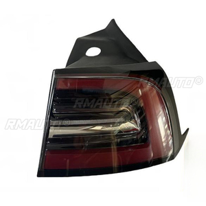 Pour Tesla Model 3 2017-2020, feux de jour à LED, feux antibrouillard étanches, ensemble de feux arrière de voiture, kit carrosserie 1077397-00-G - Product Image 3