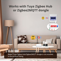 Medidor de Energía Inteligente Zemismart Tuya Zigbee RS485 Modbus, Trifásico Bidireccional, Monitor de Energía Solar con 3 Pinzas CT, Compatible con Home Assistant