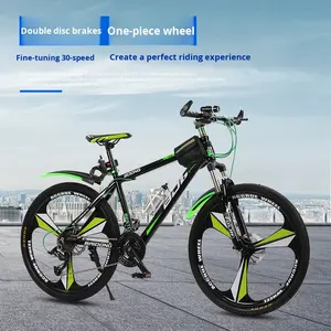 <span class=keywords><strong>Bicicleta</strong></span> de Montaña Personalizada de 27 Velocidades con Doble Freno de Disco, Horquilla con Suspensión, Cuadro de Hierro, 24 <span class=keywords><strong>Pulgadas</strong></span>, <span class=keywords><strong>26</strong></span> <span class=keywords><strong>Pulgadas</strong></span> - Product Image 5