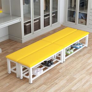 Multi <b>Functional</b> Disassembly Bench Upholstered Metal Frame <b>Shoe</b> Changing Bench For Gym Home Clothing Store Use - Product Image 2