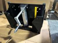 Plaque de levage de transom à réglage manuel, hauteur de levage 130 mm, capacité 110 kg, 50 CV, pour bateau pneumatique et yacht
