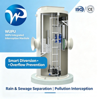 Station de pompage d'eaux usées et de relevage d'eau de pluie en acier inoxydable 304 avec moteur haute efficacité pour l'eau de pluie, garantie 1 an