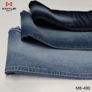 8 + 8*12 tela vaquera elástica tejida azul + 95/2/3 algodón/poliéster/Spandex 8 + 8*12 tela vaquera elástica tejida azul - Product Image 4