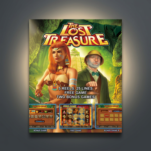 BORDEN Máquina de Juego Arcade The Lost Treasure Pub Bar con PCB, Pantalla Táctil Dual, Software de 25 Líneas, Gabinete, Directo de Fábrica - Product Image 3