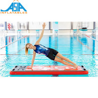 Tapis de yoga flottant gonflable pour sports nautiques et fitness, pour femme et homme