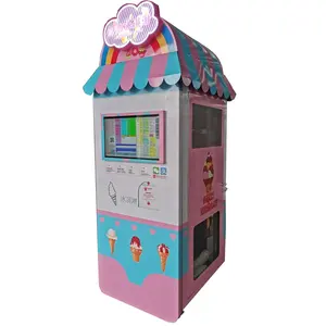 Distributeur automatique de crème glacée, nouveau Robot, en forme de carton, réponse rapide, nouveau service