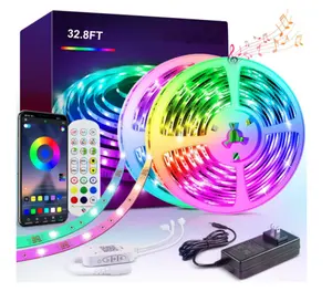 DC 5V Bluetooth RGB 3535 LED Strip Light Smart Phone Control Flexible  Ribbon DIY Led Light Strip USB Tape Diode Christmas Lights