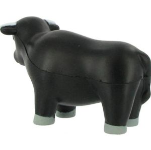 Bola antiestrés de juguete suave con forma de toro, regalos promocionales con logotipo personalizado, material de espuma PU - Product Image 3