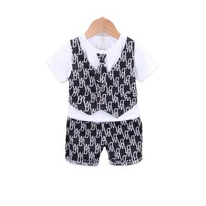 Trajes de Poliéster Punjabi para Niños Pequeños, Diseño Moderno en Color Rosa Verano, con Estampado de Conejos y Flores - Product Image 3