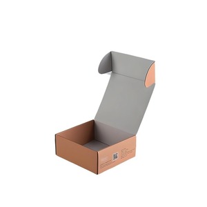 Cứng nhắc Kraft Vòng bưu phẩm vận chuyển sóng trắng biểu tượng tùy chỉnh đồ trang sức sang trọng giấy bao bì Quà tặng hộp các tông bao bì - Product Image 2