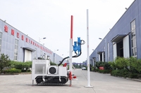 Plateformes de forage géotechnique portables compactes et légères à moteur diesel rotatif avec une profondeur maximale de 50 m