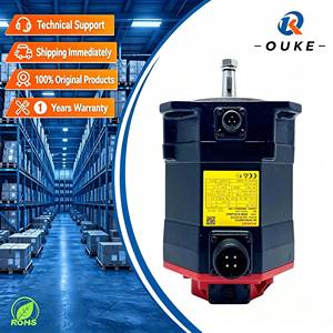 มอเตอร์ AC รุ่น Fanuc A06B-2235-B605 A06B2235B605 AiS 8/4000-B ของแท้ แรงบิด 8 นิวตันเมตร ความเร็ว 4000 รอบต่อนาที ใช้ไฟ 90 โวลต์ สำหรับเครื่องจักร - Product Image 4