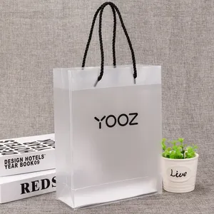 XYDAN 투명한 쇼핑 끈달린 가방 중국 제조자 생태학적인 친절한 Pp Pvc 밧줄 손잡이 선물 쇼핑 백