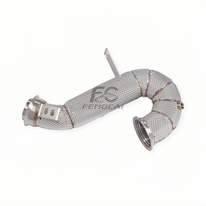Collecteur d'échappement OEM pour Mercedes-Benz W214 E260 E250 E300 E450 2.0T, tuyau d'échappement avec bouclier thermique, amélioration de puissance - Product Image 2