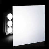 Plaque diffuseur de lumière LED en plastique PS/PC/PMMA/acrylique, opale/lactée/givrée, panneau diffuseur LED, film diffuseur LED