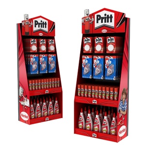 ชั้นวางสินค้าแบบตั้งพื้นทำจากกระดาษลูกฟูกที่เป็นมิตรกับสิ่งแวดล้อม พร้อมตะขอแขวน ชั้นวางกระดาษแบบตั้งโต๊ะ และชั้นวางสำหรับวางสินค้าบนพื้น - Product Image 1