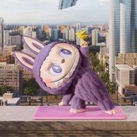 Collection de cadeaux mystère Mart pour la série Monster Lazy Yoga, figurines d'action en résine PVC, animaux, design aléatoire, boîte aveugle