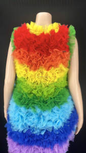 เดรสสั้นแขนกุดเซ็กซี่สำหรับผู้หญิง,เดรสชายหาดสี<span class=keywords><strong>รุ้ง</strong></span>เสื้อโค้ทเดรสผู้หญิง - Product Image 6