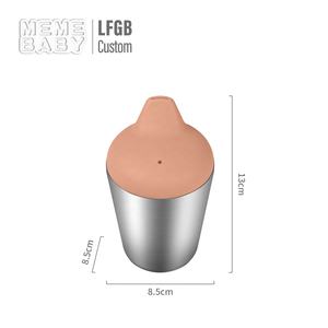 Tasse en acier inoxydable en silicone de logo et de marque personnalisés en gros pour enfant - Product Image 6