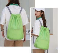Sac à dos promotionnel personnalisé avec logo imprimé en polyester, sacs de sport en gros, grande capacité, style mode pour le voyage et le sport