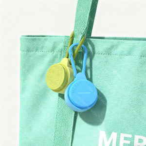 Pot en aluminium 15g 20g pour baume à lèvres avec porte-clés en silicone, pour parfum solide et rouge à lèvres, avec bouchon à vis - Product Image 2