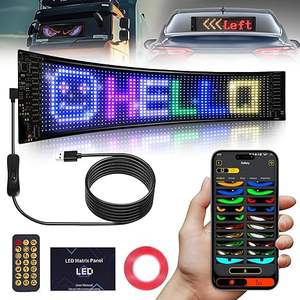 Pantalla LED flexible <span class=keywords><strong>de</strong></span> alta resolución controlada por aplicación <span class=keywords><strong>de</strong></span> publicidad inteligente <span class=keywords><strong>de</strong></span> tamaño personalizable para señalización digital - Product Image 1