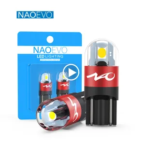 NAO 3030 SMD 194 168 Wedge Interior Light T10 Led Car Bulb Canbus Led T10 No Error Free Luz Luces Para Auto W5W Focos Led T10