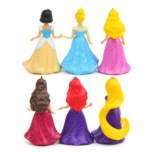 6 Statuette Decorative <span class=keywords><strong>Serie</strong></span> Regina, Principessa, Personaggio dei Cartoni Animati, Topper per Torte Creativi - Product Image 3