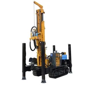 15T lifting force steel track well drilling machine 260m
