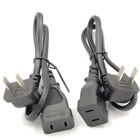 Cable de Alimentación de CA con Certificación UL, Estándar NEMA 1-15P de EE. UU. a IEC C5, para Computadora Portátil/Proyector/Impresora