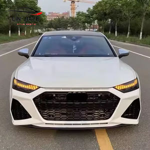 Kit de carrosserie automobile de haute qualité pour <span class=keywords><strong>Audi</strong></span> <span class=keywords><strong>A7</strong></span> mise à niveau vers RS7 1:1 Matériau PP 2019-2020 Kit de carrosserie Pare-chocs avant avec calandre en nid d'abeille - Product Image 6
