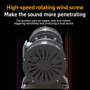 جهاز إنذار كهربائي للدفاع الجوي بصوت عالٍ 200 ديسيبل، استجابة سريعة للطوارئ، مصنوع من سبائك الألومنيوم، صفارة إنذار للتحكم في الفيضانات والتدريب - Product Image 4