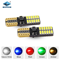 Auto LED-Licht 12V 24V Luces T10 4014 24Smd Innen LED-Licht Foco LED T10 mit Canbus