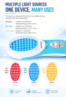 Appareil PDT portable à lumière LED rouge Kernel KN 7000C pour usage domestique, stimulant la production de collagène et réduisant l'inflammation pour une peau plus lisse