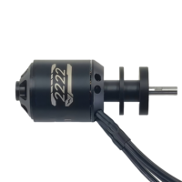 Moteur de drone mini FPV HAOHENG 64 mm sans balais shunté 12 pales 2222 3500KV étanche IP54 pour cadre 28.4 avec enroulement multibrins IE2