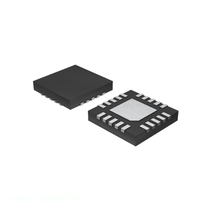En stock MAX77801ETP+ 20 WFQFN Composants de gestion de l'alimentation (PMIC) à contacts apparents Électronique - Product Image 1