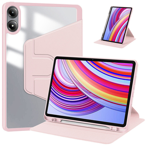 Con portalápices, soporte giratorio, funda para tableta inteligente de cuero PU con tapa para Xiaomi <span class=keywords><strong>Pad</strong></span> <span class=keywords><strong>5</strong></span> <span class=keywords><strong>Pro</strong></span> de 12,4 pulgadas - Product Image 1
