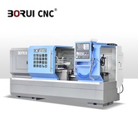 Tour CNC à lit plat grande capacité CK6160 avec large diamètre de balayage pour l'usinage intensif d'arbres et de disques