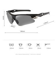 Lunettes de soleil de sport d'extérieur pour hommes et femmes, idéales pour la course, la pêche, le golf, la conduite, le VTT et le cyclisme