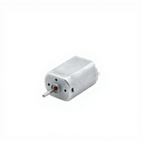 Motor DC Mini Magnet Permanen F130-12V 20mm Diameter Torsi Tinggi untuk Mobil Mainan DIY, Robot Pintar, dan Kipas Kecil