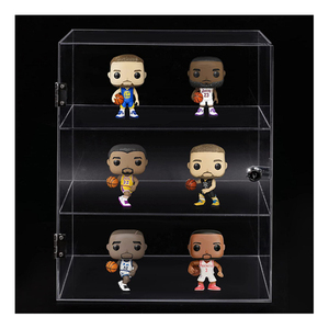 Hộp Trưng Bày Acrylic 3 Kệ Có Khóa, Hộp Trưng Bày Có Thể Khóa Trong Suốt Để Sưu Tầm Kệ Trưng Bày Giá Trưng Bày - Product Image 2