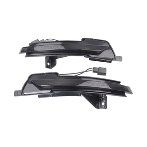 포드 머스탱 S550 2015-2020 LHD 자동차 LED 동적 방향 지시등 깜박임 표시기 순차 사이드 미러 램프 2 개