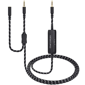 Vente chaude Chat Link Câble audio de casque de jeu détachable pour <span class=keywords><strong>HD60</strong></span> <span class=keywords><strong>S</strong></span> + Chat Link Pro Cable Headphone - Product Image 1
