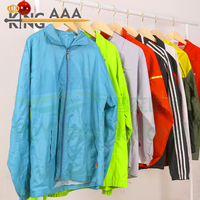 Pakaian Bekas Grosir Baju Olahraga Nylon Pria Wanita Tracksuit Bekas Jaket Windbreaker Celana Grosir Pakaian Bekas Bale untuk Dijual Kembali