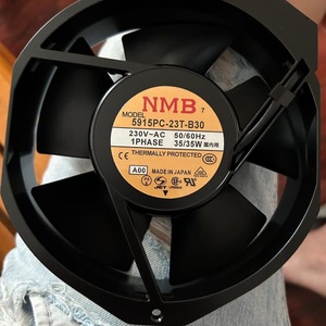 พัดลมแกน NMB ขนาด 172x150x38 มม. 230V AC 50/60Hz โครงอะลูมิเนียม ติดผนัง สำหรับใช้งานในอุตสาหกรรม - Product Image 3