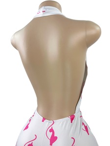 Oferta Especial: Bodysuits <span class=keywords><strong>de</strong></span> Seda Láctea Halter <span class=keywords><strong>de</strong></span> Cintura Alta Ajustados y Moldeadores para Mujer, Sexy, <span class=keywords><strong>de</strong></span> Secado Rápido, Ideales para Fitness en Primavera - Product Image 5