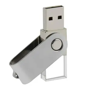 Barato Logotipo de Impressão Grátis Vidro Giratório USB Stick 2GB 4GB 8GB 16GB 32GB 64GB 128GB Flash Drive Pendrive